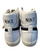 Nike Shoe Size 9 White & Black Leather & Suede High Top Lace Up Round Toe Shoes White & Black / 9