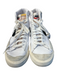 Nike Shoe Size 9 White & Black Leather & Suede High Top Lace Up Round Toe Shoes White & Black / 9