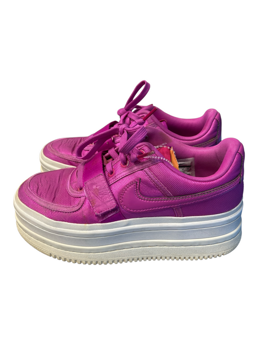 Nike Shoe Size 8.5 Hot pink Fabric Low Top Platform Lace Up Velcro Strap Shoes Hot pink / 8.5