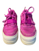 Nike Shoe Size 8.5 Hot pink Fabric Low Top Platform Lace Up Velcro Strap Shoes Hot pink / 8.5