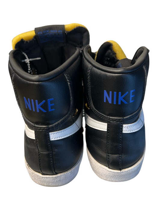 Nike Shoe Size 8.5 Black Leather & Suede High Top Lace Up Round Toe Shoes Black / 8.5