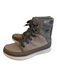 Sorel Shoe Size 8 Army Green & Gray Canvas Above Ankle Lace Up Boots Army Green & Gray / 8