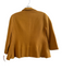 Tabitha Size 4 Mustard Rayon & Wool Hook & Eye closure Pleat Detail Short Jacket Mustard / 4