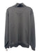 F & G tech Size L Dark Gray Synthetic Solid Quarter Zip Men's Long Sleeve Shirt Dark Gray / L