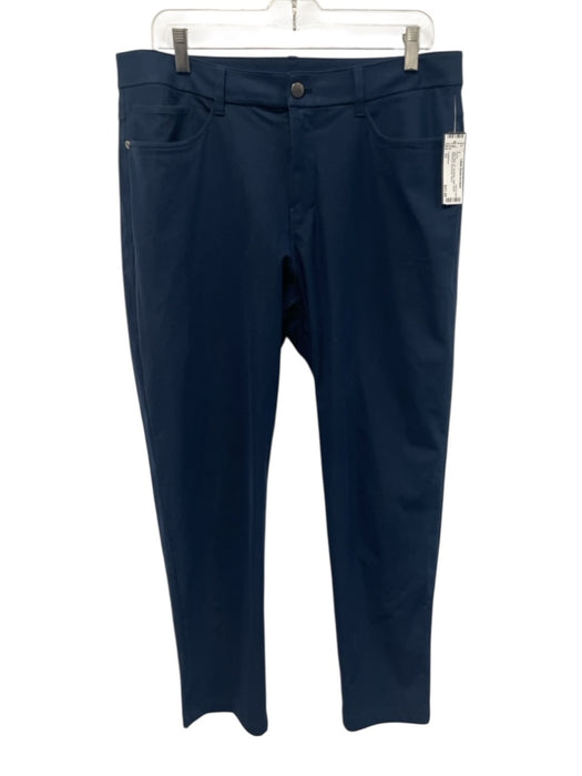 Lululemon Size 33 Navy Blue Synthetic Solid Khaki Athleisure Men's Pants Navy Blue / 33