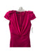 Alexander McQueen Size 38 Hot pink Wool Cowl Neck Cap Sleeve Sheath Dress Hot pink / 38