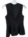 Reformation Size XS Black Tencel Sleeveless Button Down Vest Top Black / XS