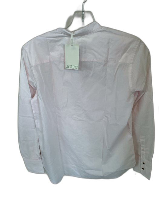 J. Crew Size 2 Baby Pink Cotton Long Sleeve Button Down Top Baby Pink / 2
