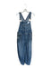 Gap Size S Med Dark Wash Cotton Blend Barrel Leg Denim Overalls Med Dark Wash / S