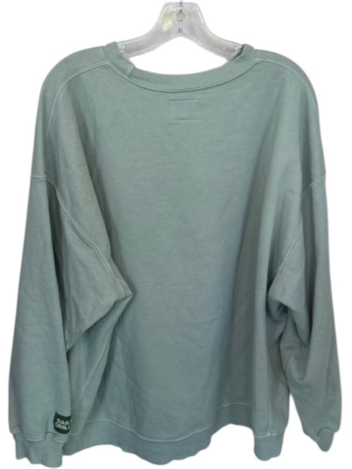 Daily Drills Size XS/S Sage green Cotton Long Sleeve Oversized Sweatshirt Sage green / XS/S
