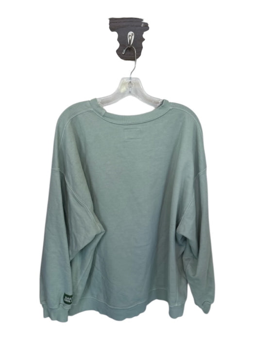 Daily Drills Size XS/S Sage green Cotton Long Sleeve Oversized Sweatshirt Sage green / XS/S