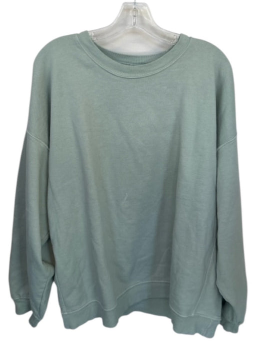 Daily Drills Size XS/S Sage green Cotton Long Sleeve Oversized Sweatshirt Sage green / XS/S