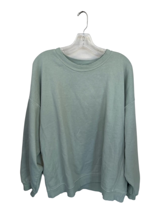 Daily Drills Size XS/S Sage green Cotton Long Sleeve Oversized Sweatshirt Sage green / XS/S