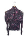Cinq a Sept Size S purple & pink Polyester Blend Long Sleeve Flower Rouched Top purple & pink / S