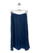 Gap x Doen Size XS Navy Cotton Elastic Waist Eyelet Trim Maxi Skirt Navy / XS