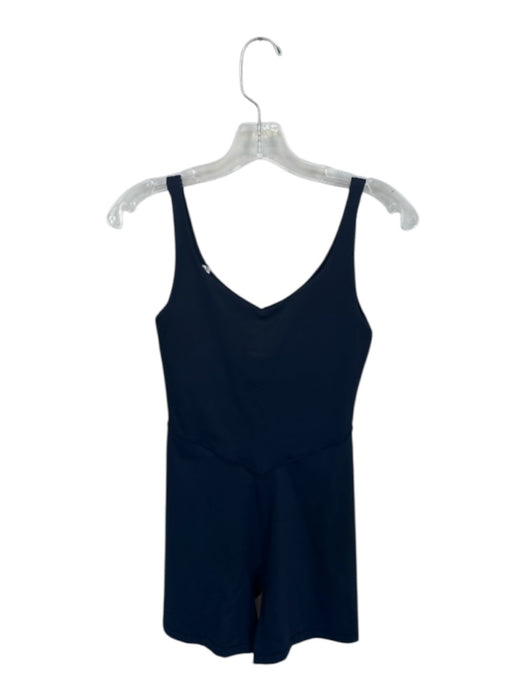 All Access Size XS Navy Nylon Blend Built in bra Sleeveless Athletic Romper Navy / XS