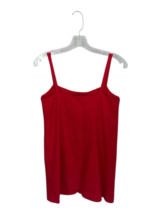 J. Crew Size XS Red & Gold Linen Sleeveless Button Down Shift Dress Red & Gold / XS