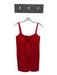 J. Crew Size XS Red & Gold Linen Sleeveless Button Down Shift Dress Red & Gold / XS