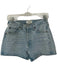 Agolde Size 26 Light Wash Cotton Denim Button Fly Distressed Hem Pockets Shorts Light Wash / 26