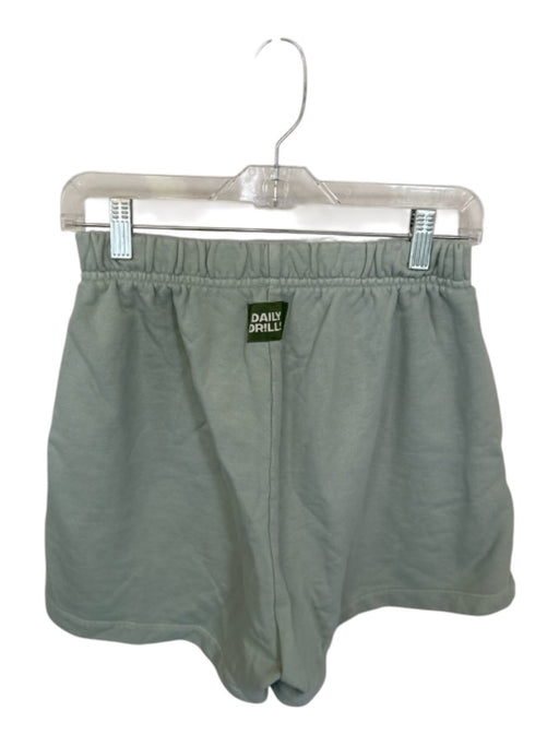 Daily Drills Size XS/S Mint Cotton Elastic Waist Pockets Athleisure Shorts Mint / XS/S
