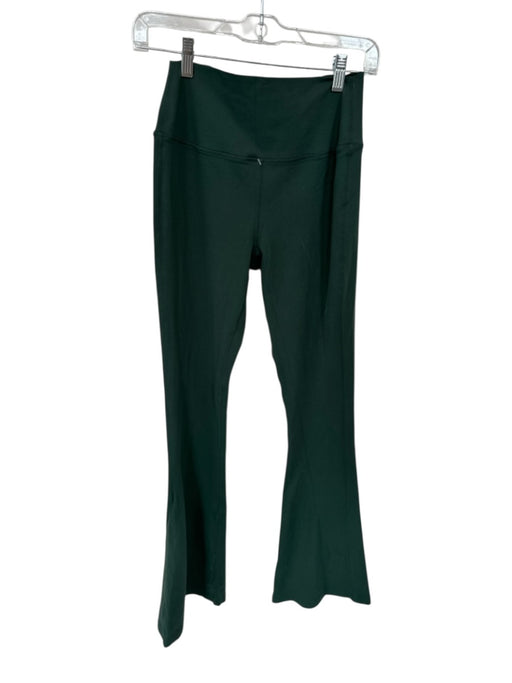Splits 59 Size Est M Forest Green High Waist Flare Athletic Leggings Forest Green / Est M