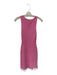 Asta Resort Size M Pink Polyester & Cotton Knit Sleeveless Sequins Fringe Dress Pink / M