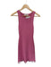 Asta Resort Size M Pink Polyester & Cotton Knit Sleeveless Sequins Fringe Dress Pink / M