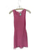 Asta Resort Size M Pink Polyester & Cotton Knit Sleeveless Sequins Fringe Dress Pink / M