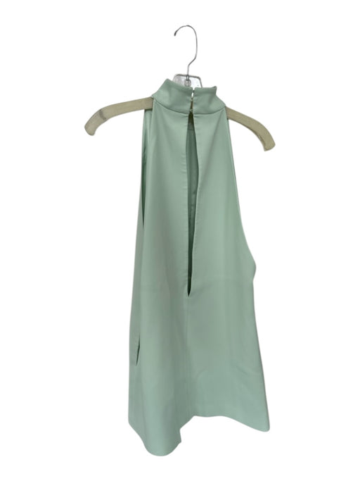 Helsa Size M Mint Polyester Blend Open Sides Mock Neck keyhole front Shift Dress Mint / M