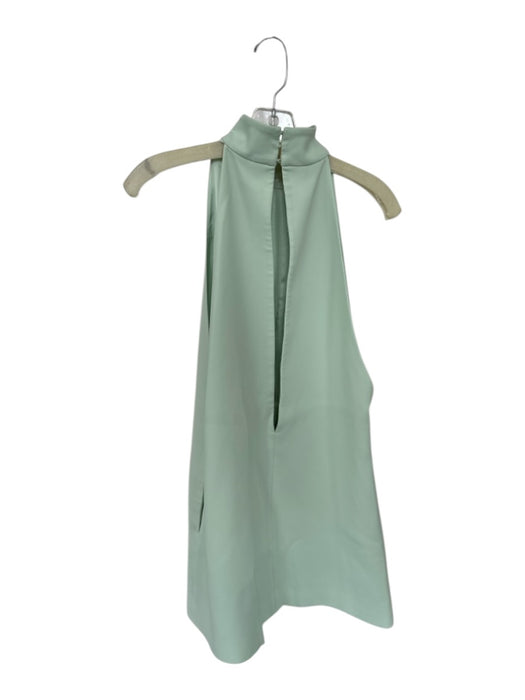 Helsa Size M Mint Polyester Blend Open Sides Mock Neck keyhole front Shift Dress Mint / M