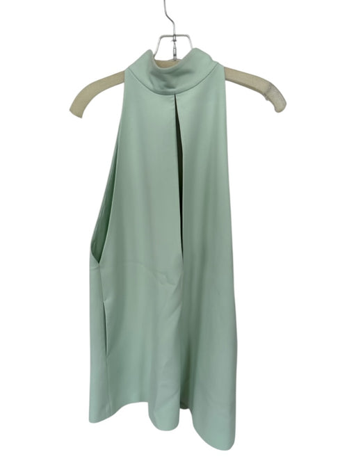 Helsa Size M Mint Polyester Blend Open Sides Mock Neck keyhole front Shift Dress Mint / M