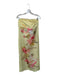 H&M Size M Yellow & red Polyester Strapless Built in Bra Flowers Back Slit Gown Yellow & red / M