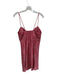 Intimately Size L red & cream Polyester Spaghetti Strap Flowers Dress red & cream / L