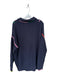 Staud Size S Navy & Multi Cotton Blend Long Sleeve Knit Color Block Sweater Navy & Multi / S