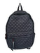 MZ Wallace Black Nylon quilt embossed Zip Around Backpack Bag Black / L