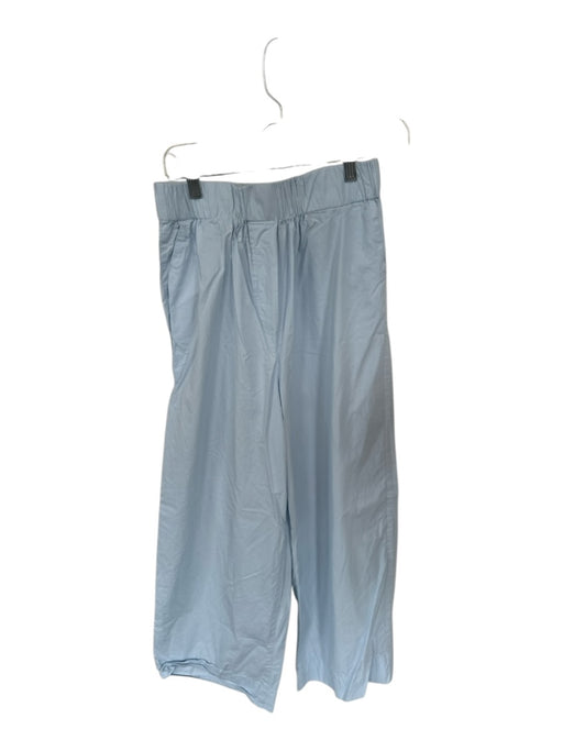 Daily Drills Size Est M Baby Blue Cotton Waist Band Front Pockets Wide Leg Pants Baby Blue / Est M