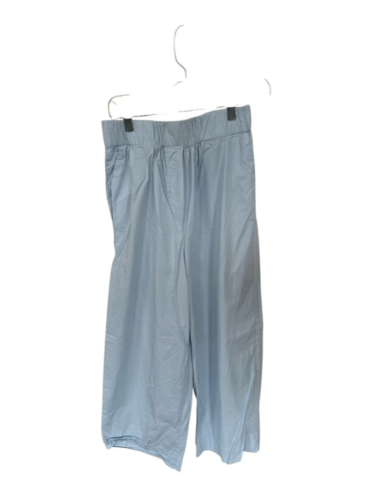 Daily Drills Size Est M Baby Blue Cotton Waist Band Front Pockets Wide Leg Pants Baby Blue / Est M