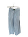 Daily Drills Size Est M Baby Blue Cotton Waist Band Front Pockets Wide Leg Pants Baby Blue / Est M