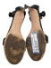 Gianvito Rossi Shoe Size 41 Black Leather Stiletto Ankle Strap Open Toe Heels Black / 41