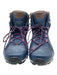 oboz Shoe Size 10 Blue, Brown, Purple Leather & Synthetic High Top Lace Up Boots Blue, Brown, Purple / 10