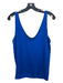 J Crew Size 12 Blue Silk Sleeveless Darted Scoop Neck Top Blue / 12