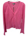 J. Crew Size L Pink Cotton Long Sleeve Textured Button Front Cardigan Pink / L