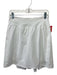 Spanx Size L White Nylon Elastic Waist Perforated Shorts Athleisure Skort White / L