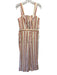Maeve Size 14 Orange, Yellow & Cream Cotton Vertical Stripes Straight Jumpsuit Orange, Yellow & Cream / 14