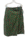 Ann Mashburn Size L Green, Red & Multi Cotton Elastic neck Floral Skirt Set Green, Red & Multi / L