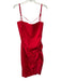 J. Crew Size 14 Bright red Linen Zip Back Spaghetti Strap Back Zip Dress Bright red / 14