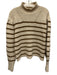 Isabel Marant Etoile Size 42 Cream & Brown Alpaca Blend Fuzzy Stripe Sweater Cream & Brown / 42