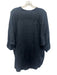Neu Nomads Size S Black Modal 1/2 Dolman Sleeve V Neck Oversized Top Black / S