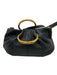 Hobo Black & Gold Leather & Metal Magnetic Closure Crossbody Studs Bag Black & Gold
