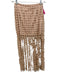 Saylor Size XS Champagne Pink Polyester Spaghetti Strap Fringe Midi Skirt Set Champagne Pink / XS